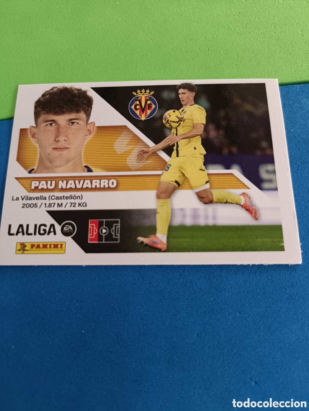 Coleccionismo deportivo: Panini cromos stickers Liga este 2026 2027 26 27 - Villarreal 6A Pau Navarro