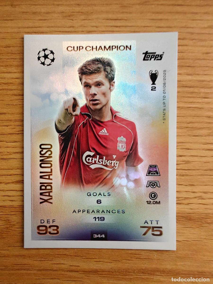 Coleccionismo deportivo: Xabi Alonso 344 Match Attax 25 26 Liverpool 2025 2026