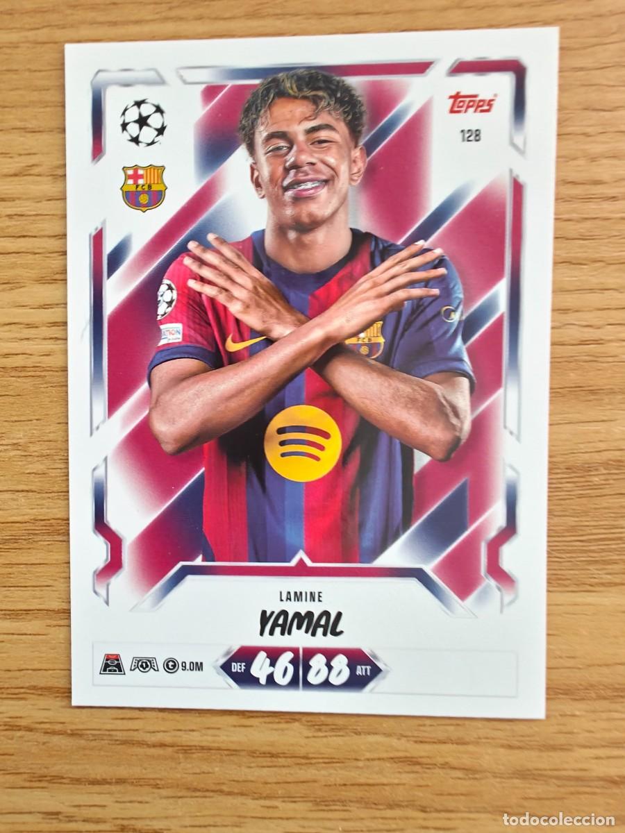 Coleccionismo deportivo: Lamine Yamal 128 Match Attax 26 27 FC Barcelona 2026 2027
