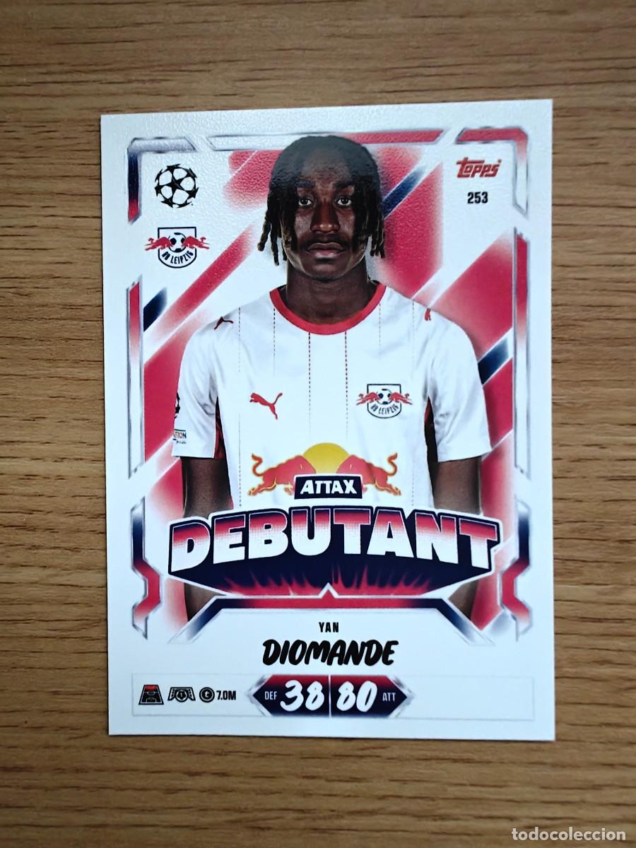Coleccionismo deportivo: Yan Diomande 253 Match Attax 26 27 Debutant Rookie RB Leipzig 2026 2027