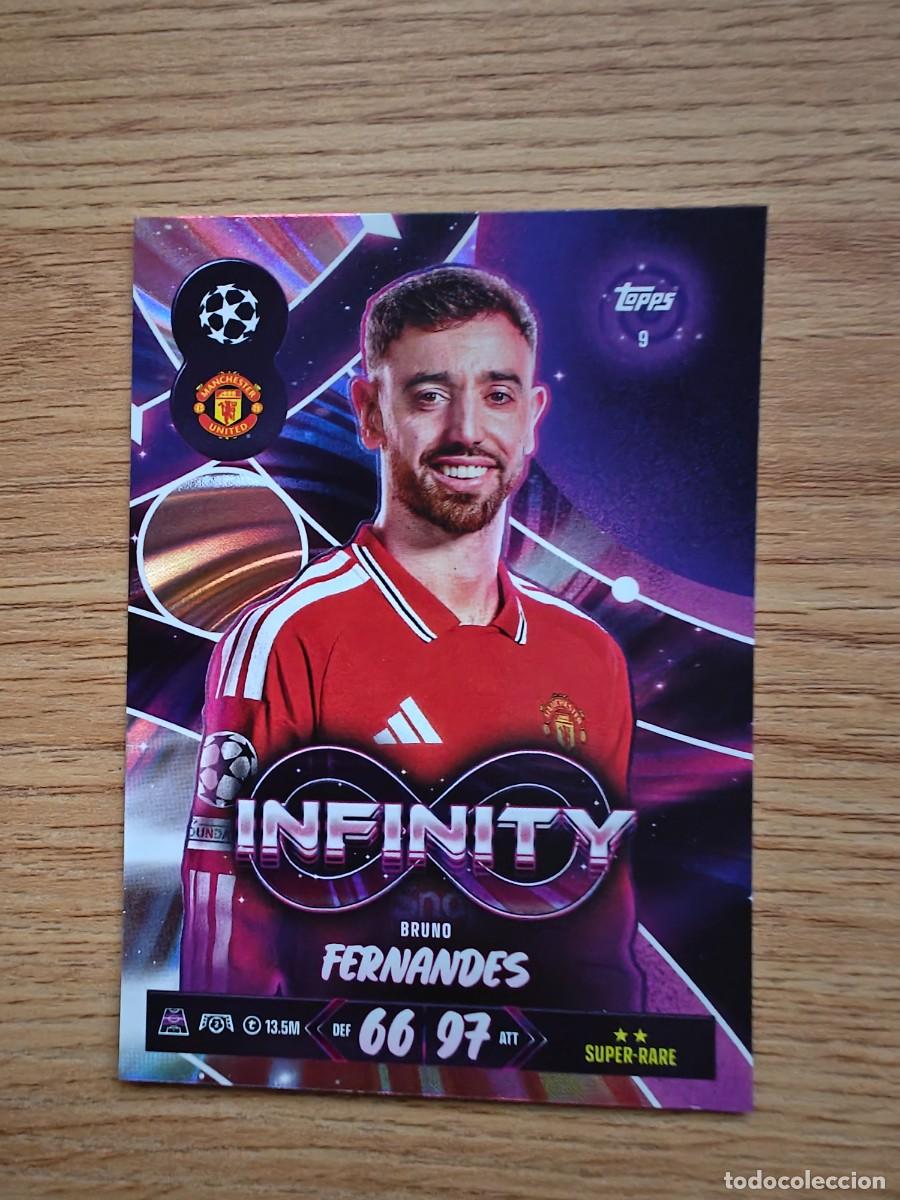 Coleccionismo deportivo: Bruno Fernandes 9 Match Attax 26 27 Infinity Manchester United 2026 2027