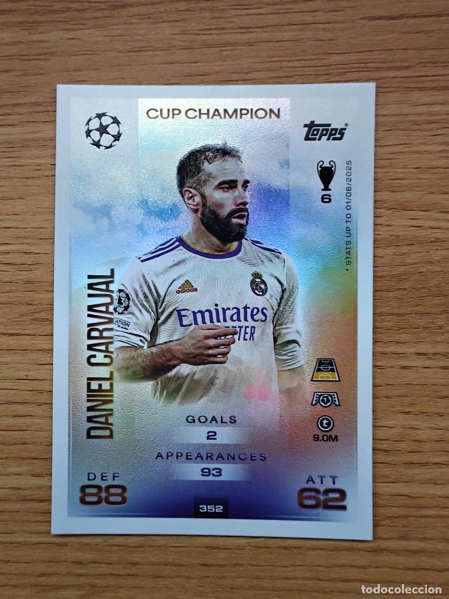 Coleccionismo deportivo: Daniel Carvajal 352 Match Attax 25 26 Cup Champion Real Madrid 2025 2026
