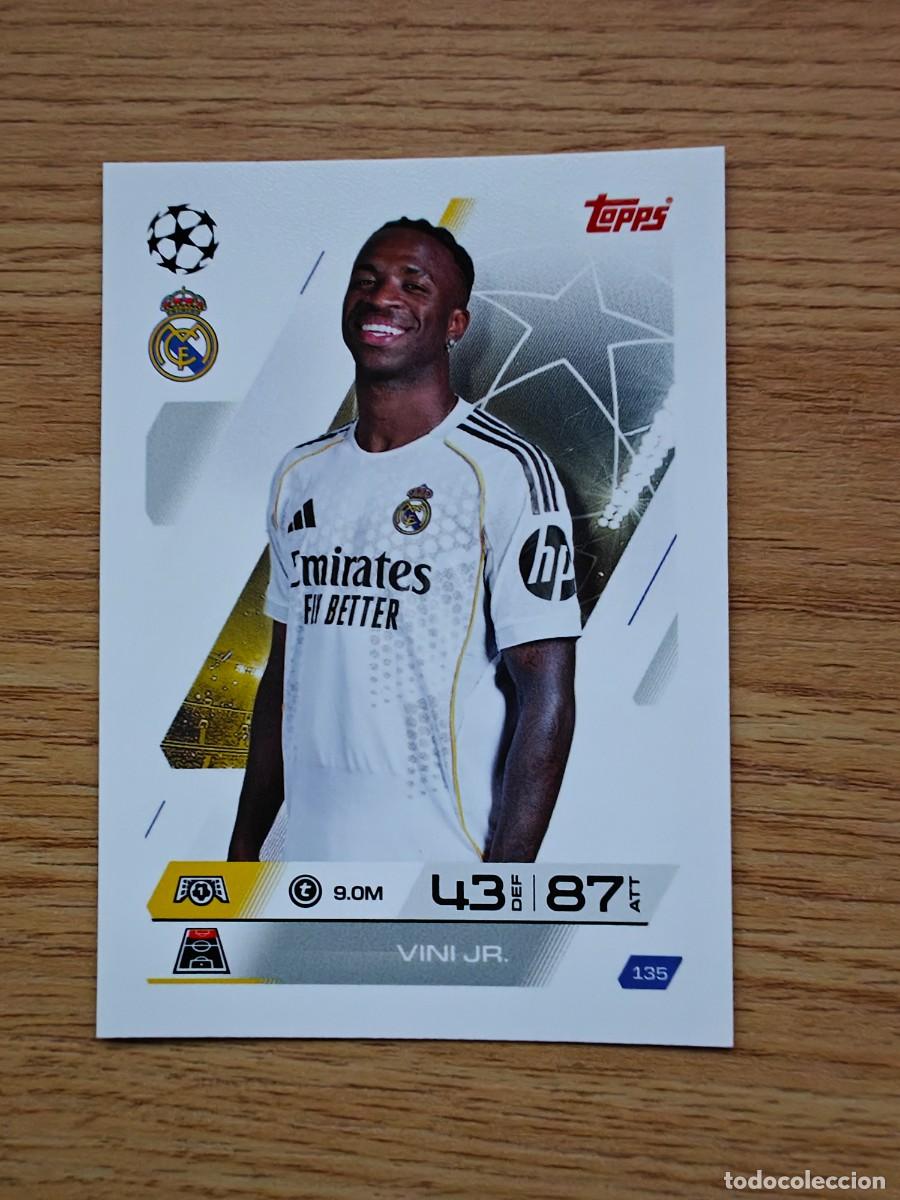 Coleccionismo deportivo: Vini Jr 135 Match Attax 25 26 Real Madrid 2025 2026