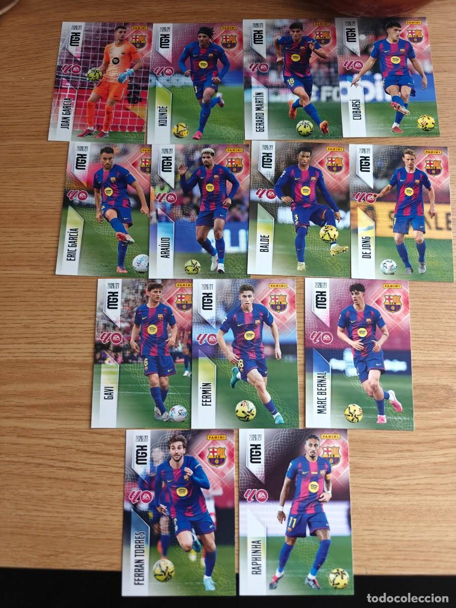 Coleccionismo deportivo: Lote 13 Cromos Megacracks 26 27 FC Barcelona 2026 2027