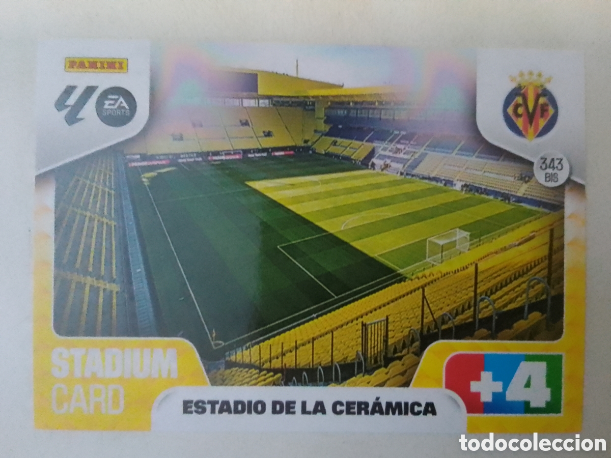 Coleccionismo deportivo: Adrenalyn XL 2025-26 n&deg; 343 BIS Stadium Card Estadio de la Cer&aacute;mica.