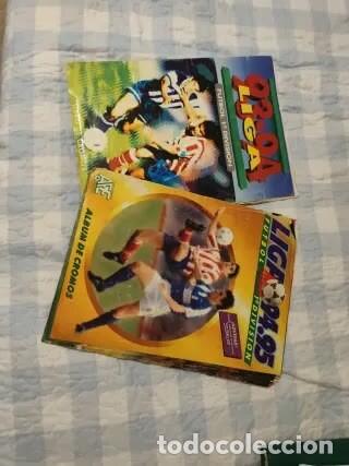 Coleccionismo deportivo: Lote 2 &aacute;lbumes cromos Liga ESTE 93-94 y 94-95 - F&uacute;tbol 1&ordf; Divisi&oacute;n