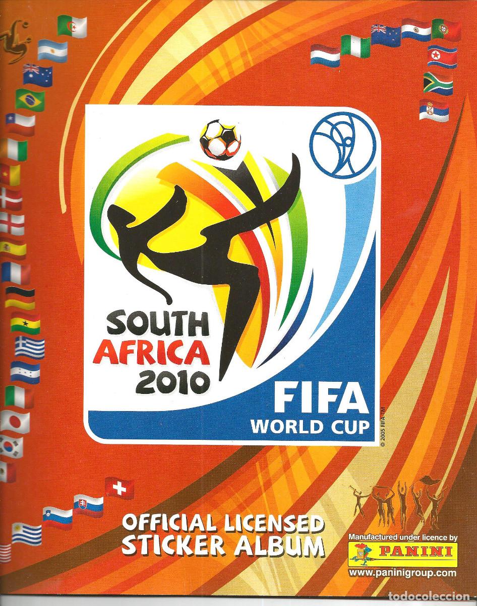Coleccionismo deportivo: ALBUM SOUTH AFRICA 2010 - FIFA WORLD CUP - VACIO, NUEVO PLANCHA CON 6 CROMOS REGALO