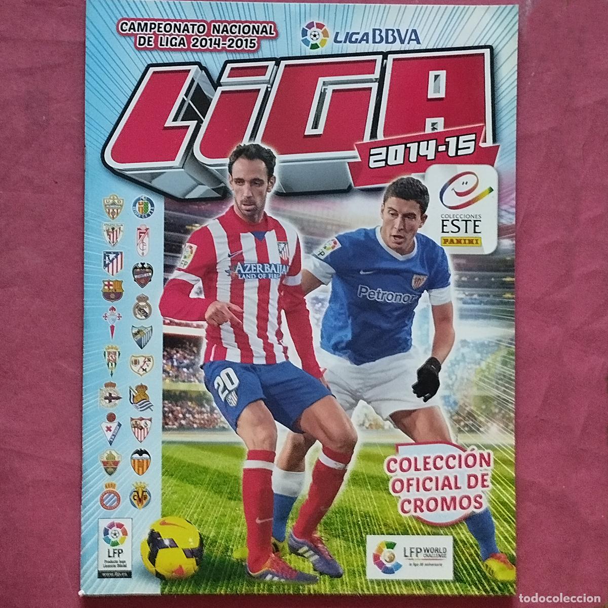 Coleccionismo deportivo: ALBUM DE FUTBOL VACIO - LIGA ESTE 2014 - 2015 - CON 6 CROMOS SIN PEGAR
