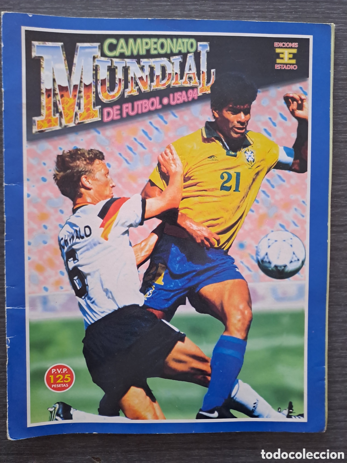 Coleccionismo deportivo: &Aacute;LBUM CAMPEONATO MUNDIAL DE F&Uacute;TBOL USA 94 &mdash; EDICIONES ESTADIO &Aacute;lbum original de Ediciones Estadio