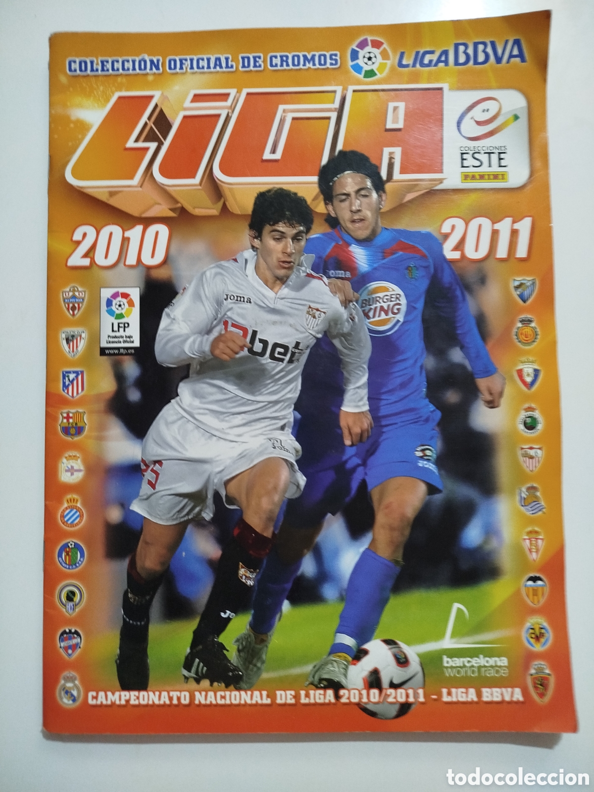 Sports collectibles: Album futbol liga 2010-11