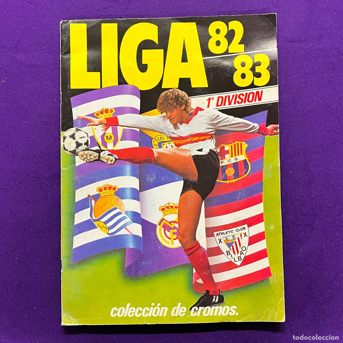 Coleccionismo deportivo: ALBUM DE FUTBOL. LIGA 82-83. 1982-1983. 1&ordf; DIVISION. FALTAN 3 CROMOS.