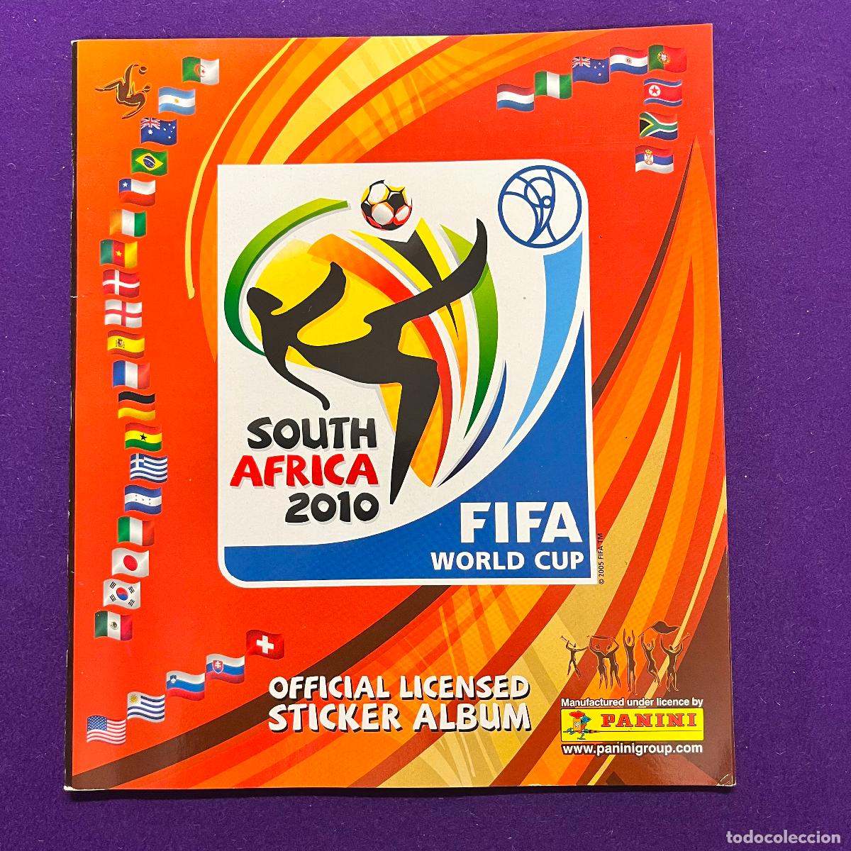Collezionismo sportivo: ALBUM DE CROMOS FUTBOL. SOUTH AFRICA 2010. MUNDIAL. VACIO. CON 6 CROMOS SUELTOS SIN PEGAR.