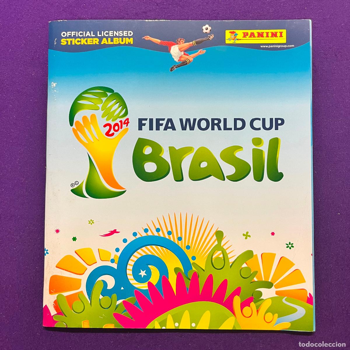 Colecionismo desportivo: ALBUM DE CROMOS FUTBOL. BRASIL 2014. MUNDIAL. VACIO. CON 6 CROMOS SUELTOS SIN PEGAR.
