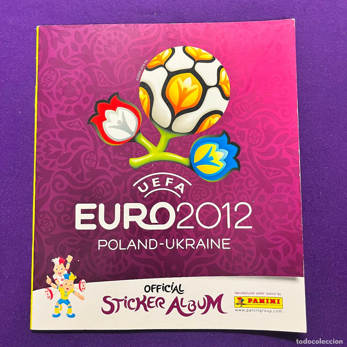 Collezionismo sportivo: ALBUM DE CROMOS FUTBOL. POLAND-UKRAINE 2012. EUROCOPA. VACIO. CON 6 CROMOS SUELTOS SIN PEGAR.