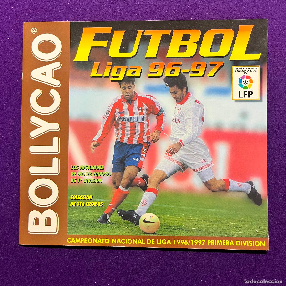 Collezionismo sportivo: ALBUM DE CROMOS FUTBOL. LIGA 96-97. BOLLYCAO. CON 2 CROMOS.