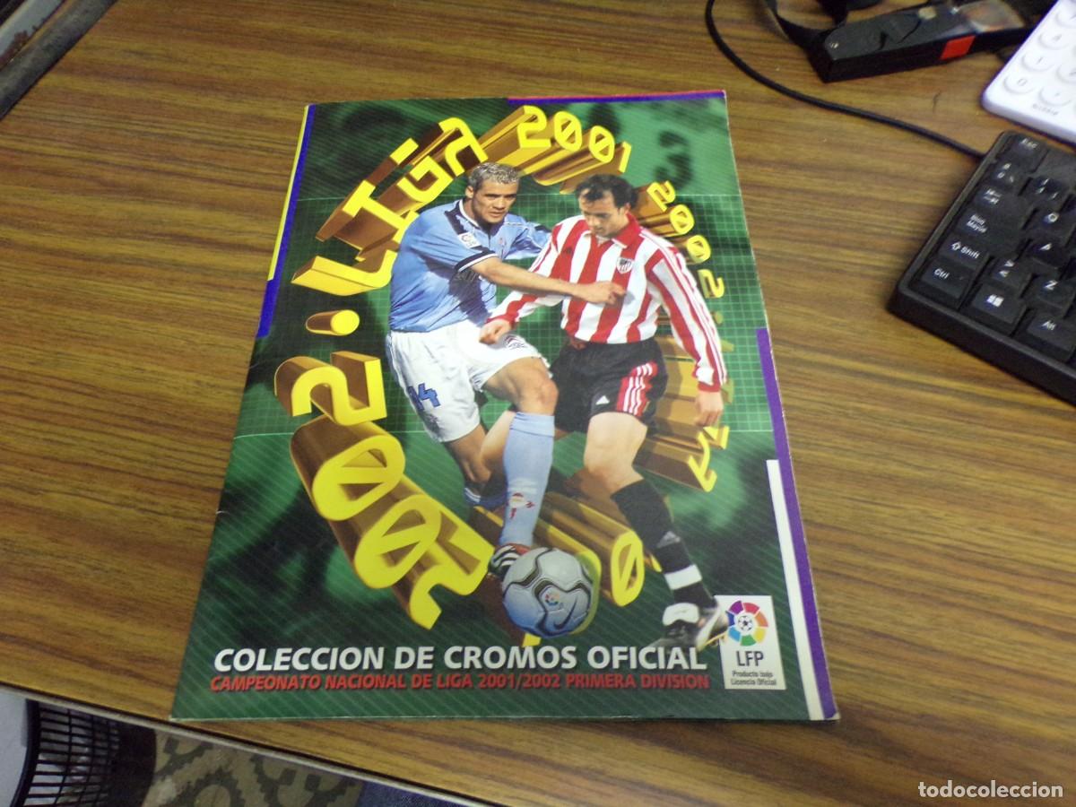 Coleccionismo deportivo: album liga futbol 2001 2002 en muy buen estado y muy completo fotos de todo con ultimos fichajes