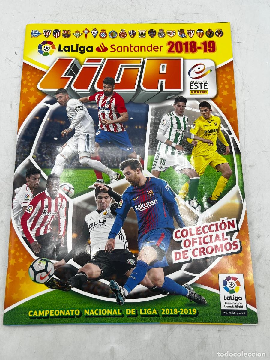 Coleccionismo deportivo: &Aacute;LBUM. LA LIGA 2018-19. COLECCIONES ESTE. SANTANDER.