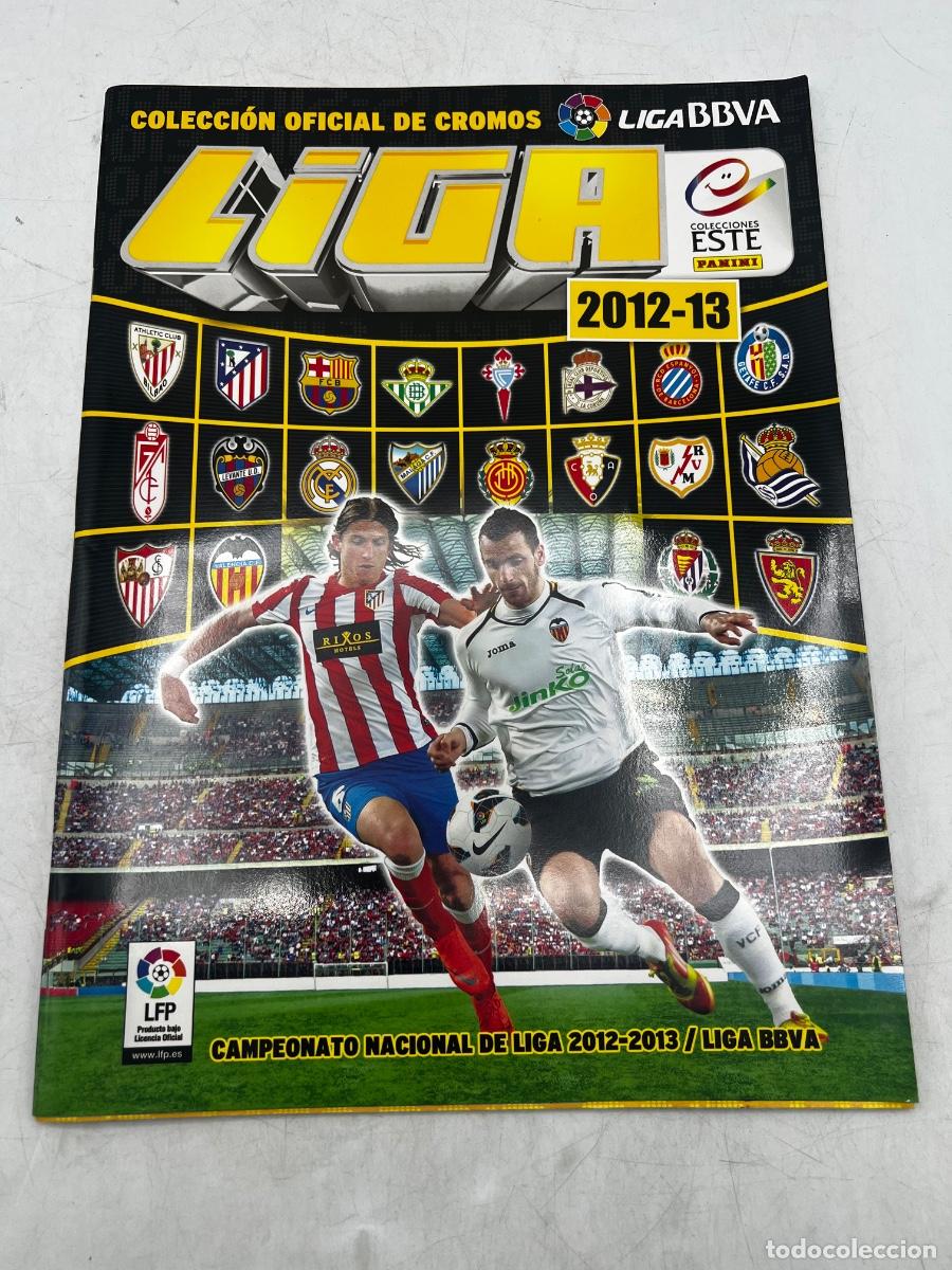 Coleccionismo deportivo: &Aacute;LBUM. LIGA 2012-13. COLECCIONES ESTE. LIGA BBVA. PANINI VAC&Iacute;O.