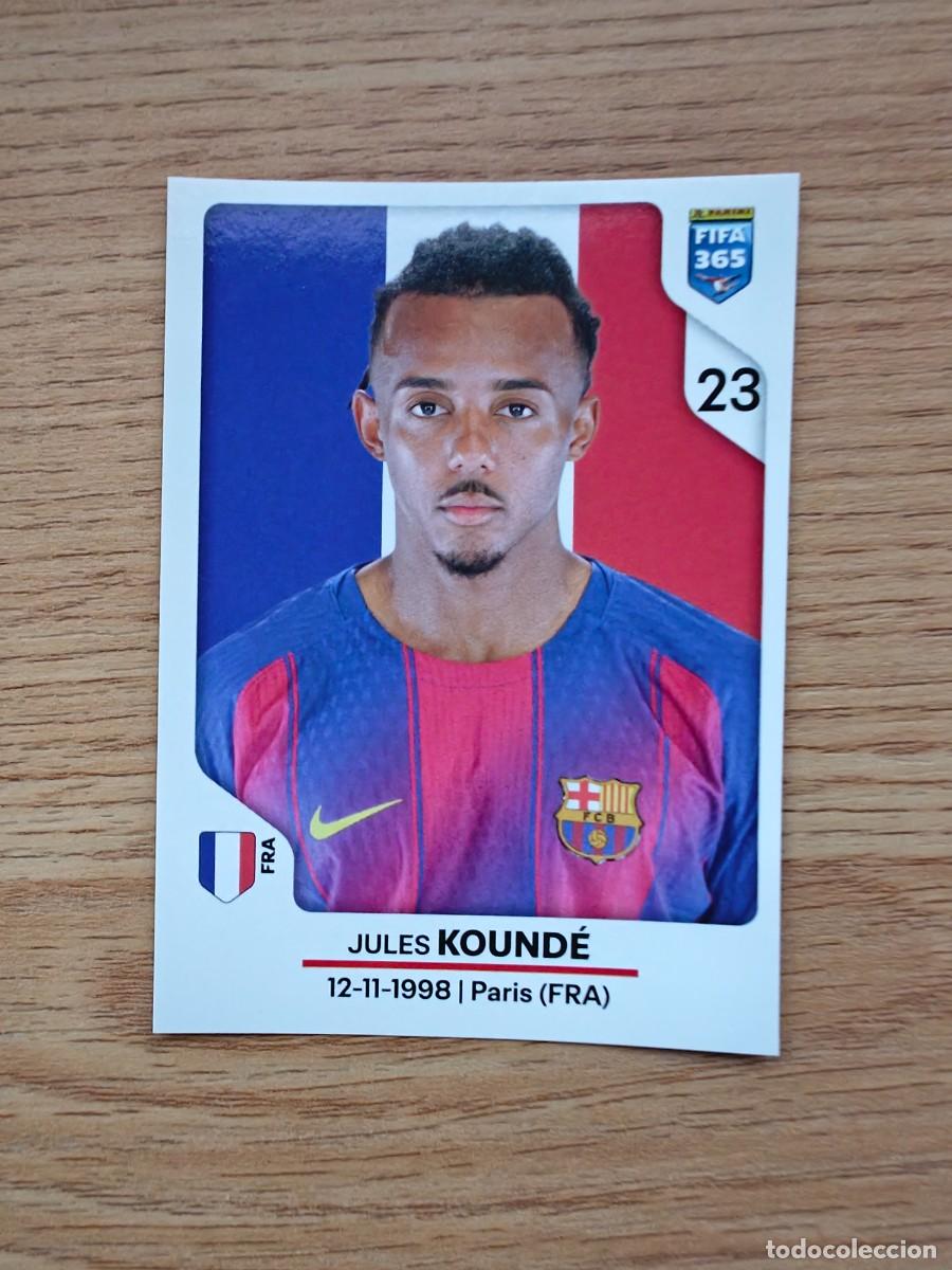 Coleccionismo deportivo: Jules Kound&eacute; 481 FIFA 365 Sticker 25 26 FC Barcelona 2025 2026