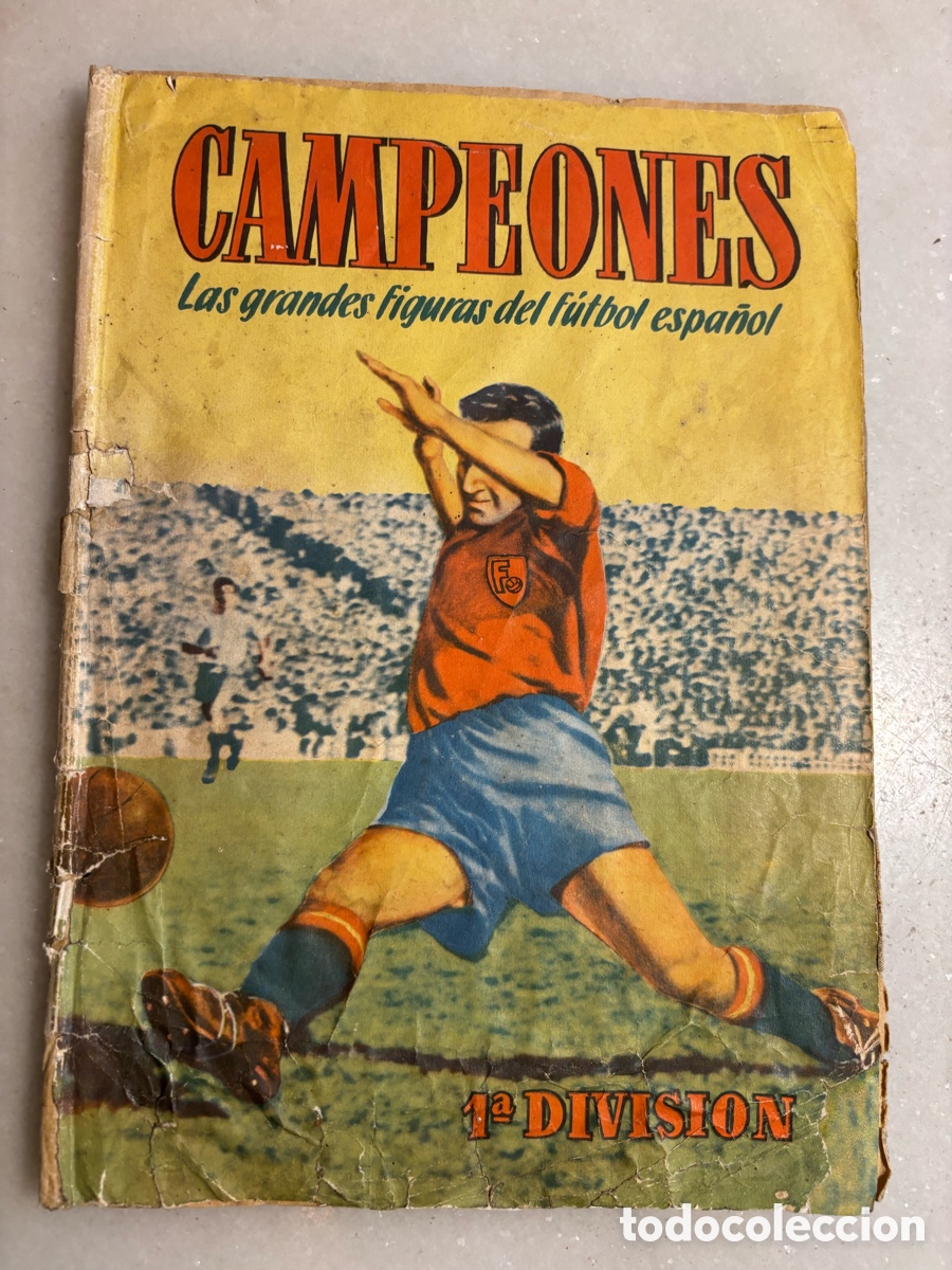 Collectionnisme sportif: &Aacute;lbum cromos de f&uacute;tbol campeones, las grandes figuras de f&uacute;tbol espa&ntilde;ol, primera divisi&oacute;n Bruguera