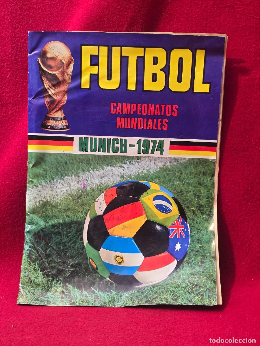 Coleccionismo deportivo: Album de cromos Campeonatos mundiales munich 1974. Sin cromos. Limpio.