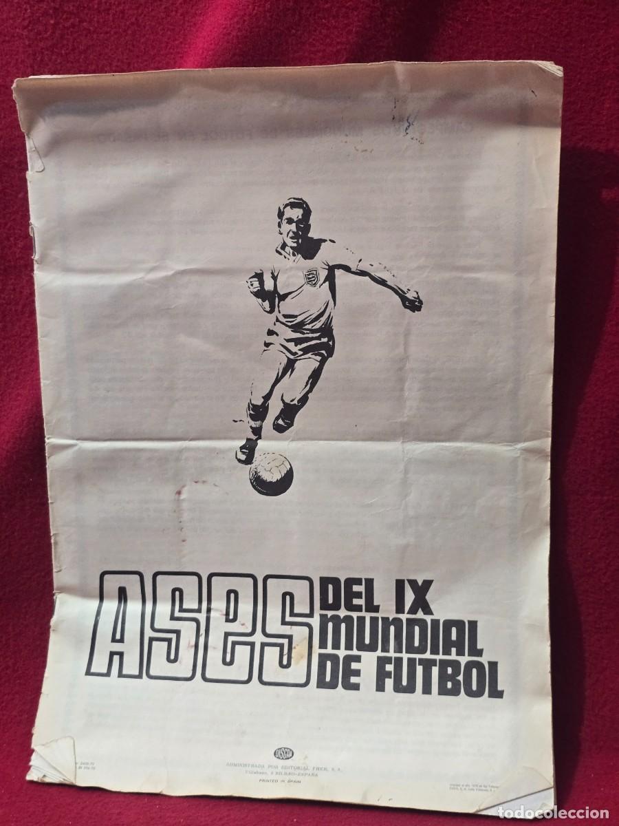 Coleccionismo deportivo: ALBUM INCOMPLETO ASES DEL IX MUNDIAL DE FUTBOL