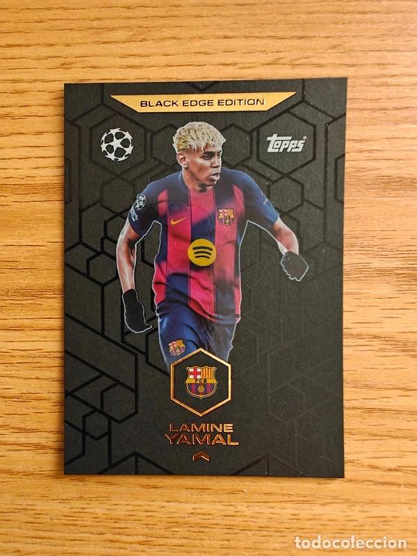 Coleccionismo deportivo: Lamine Yamal 3 Match Attax 25 26 Black Edge Edition FC Barcelona 2025 2026