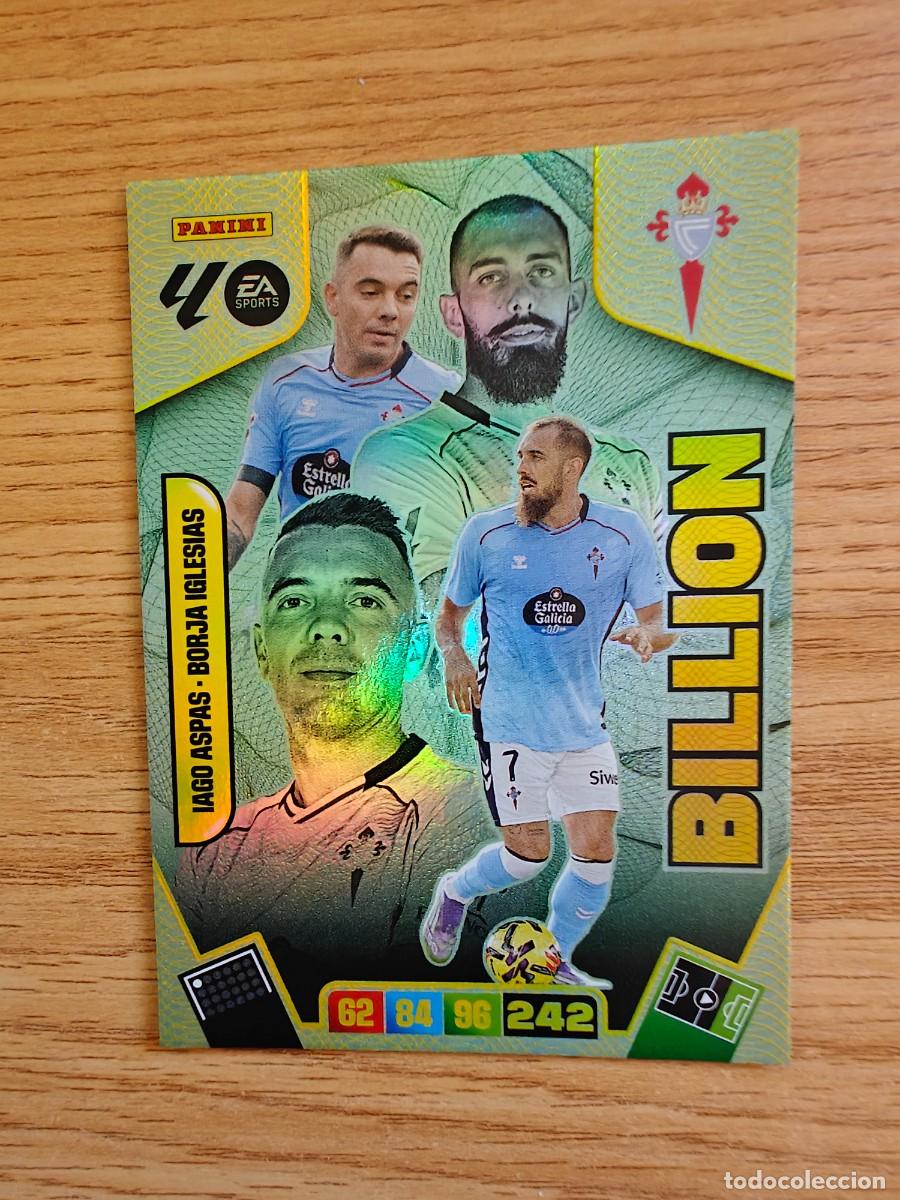Coleccionismo deportivo: Iago Aspas / Borja Iglesias Adrenalyn XL 25 26 Edici&oacute;n Limitada Billion Celta de Vigo 2025 2026