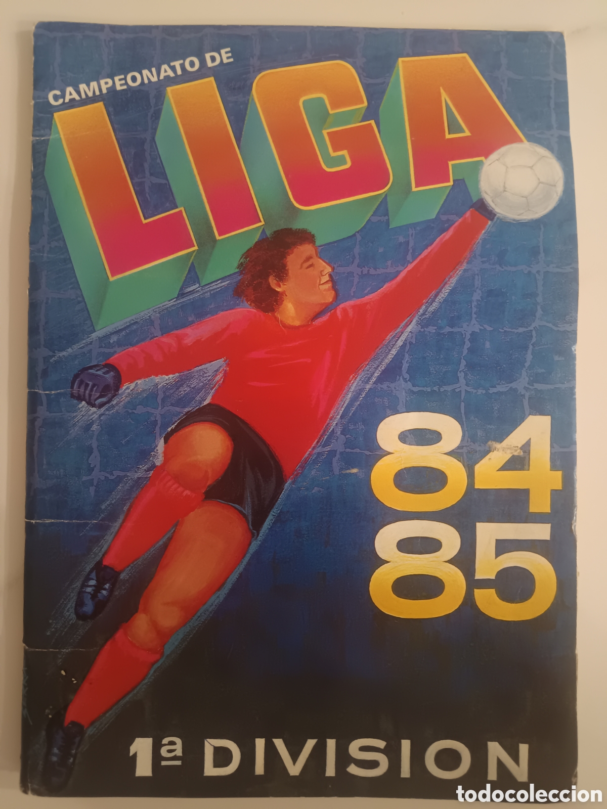 Collectionnisme sportif: &Aacute;LBUM DE CROMOS DE FUTBOL CROMOS CANO LIGA 84 85 1984 1985