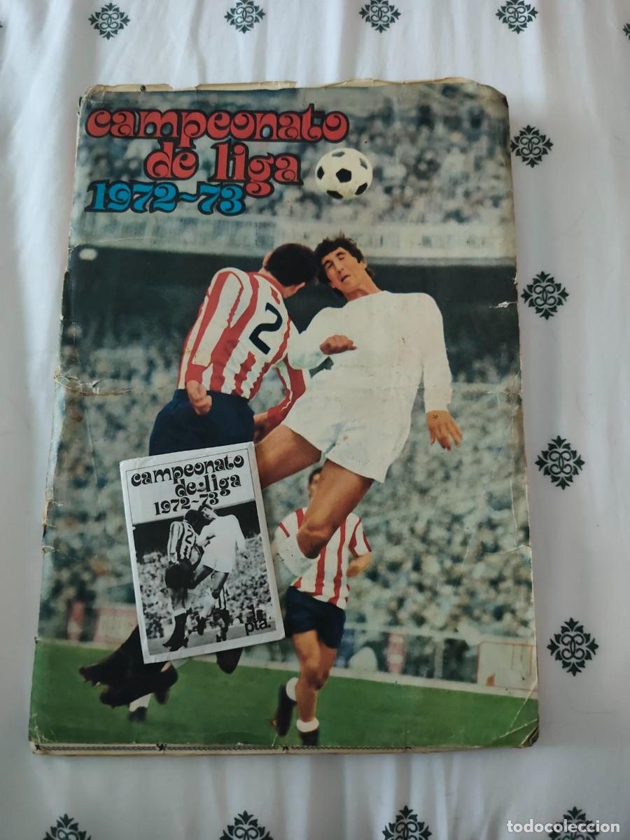 Coleccionismo deportivo: &Aacute;lbum Campeonato de liga 1972 73 Fher Disgra + sobre cerrado