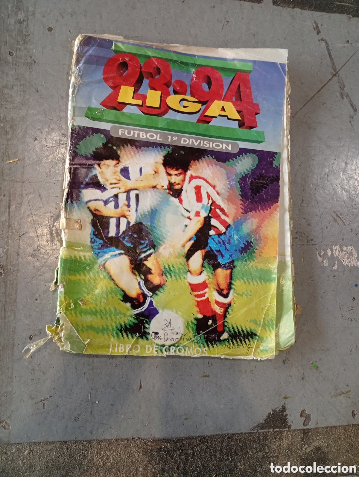 Collezionismo sportivo: ALBUM CROMOS LIGA 9394 1 DIVISI&Oacute;N INCOMPLETO