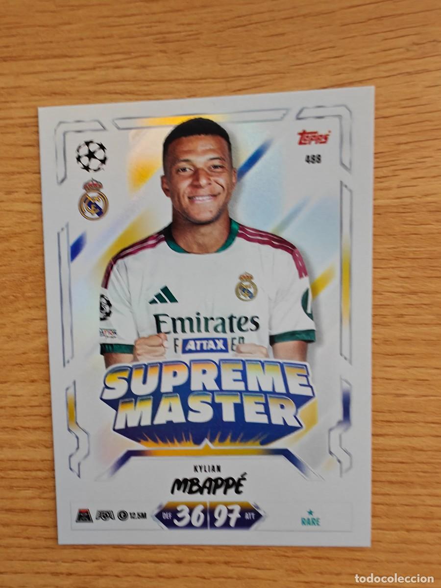 Coleccionismo deportivo: Kylian Mbapp&eacute; 488 Match Attax 26 27 Real Madrid 2026 2027