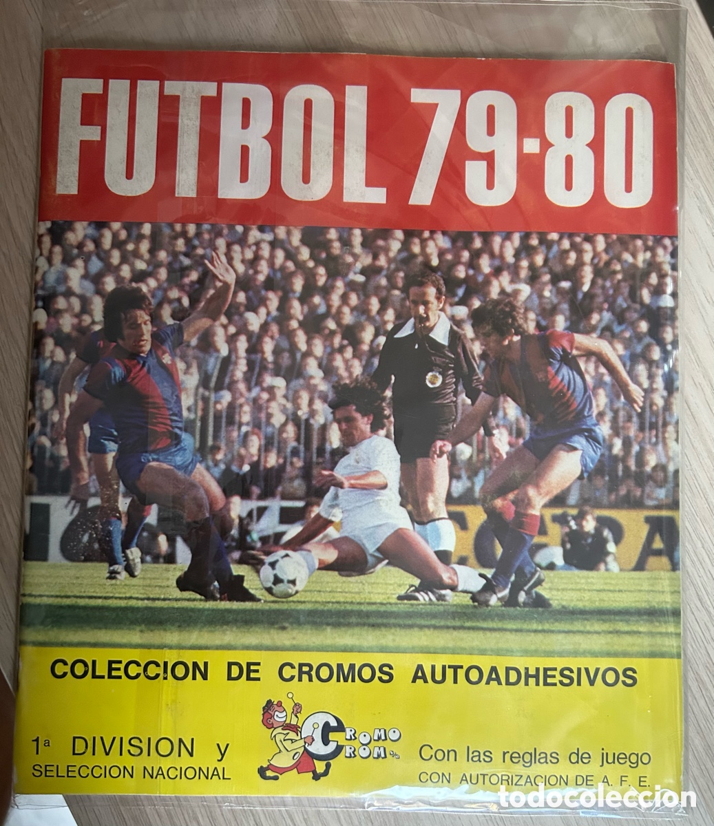 Colecionismo desportivo: Album f&uacute;tbol 79 80 Cromo Crom incompleto
