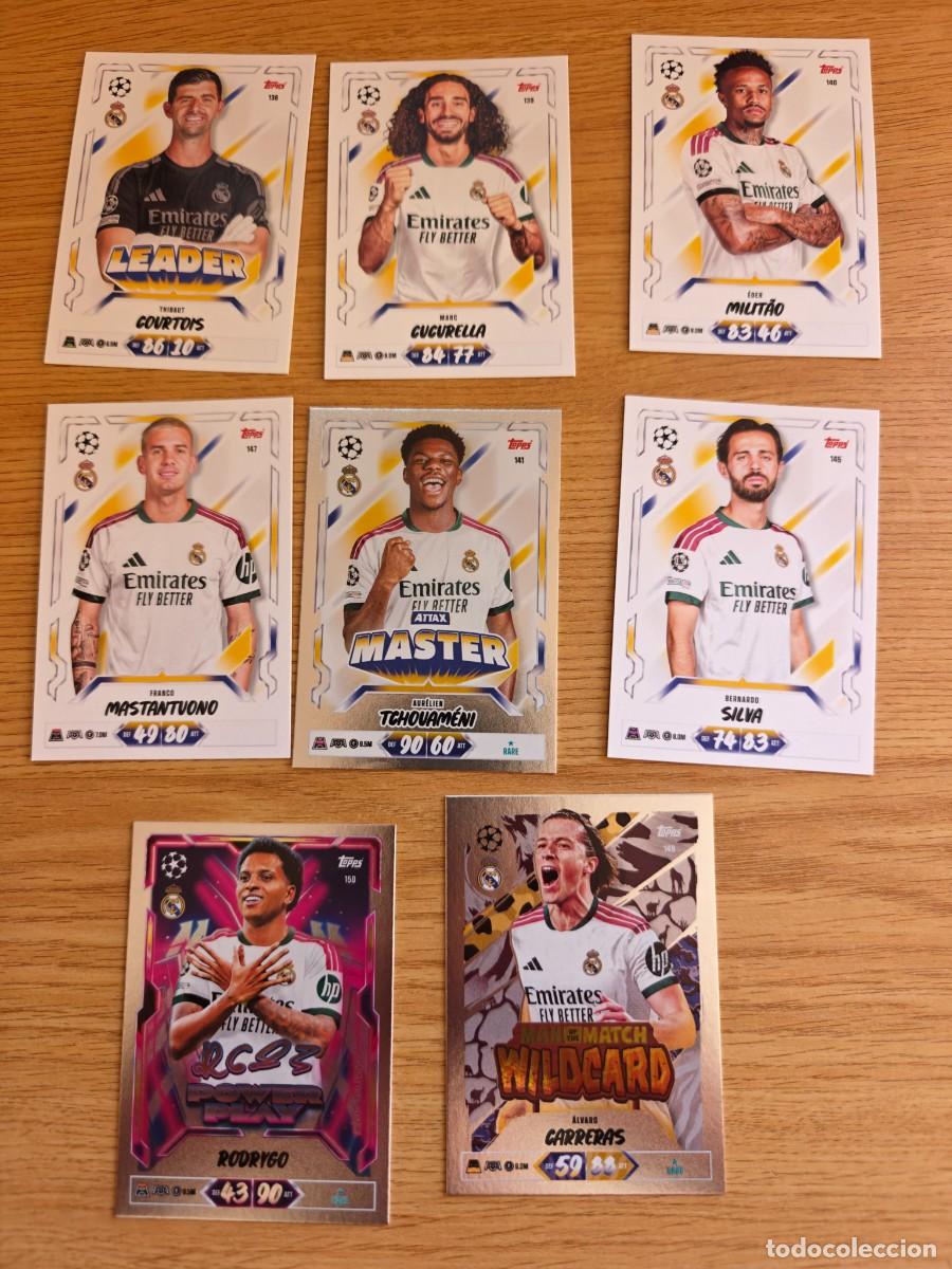 Sports collectibles: Lote 8 Cromos Match Attax 26 27 Real Madrid 2026 2027