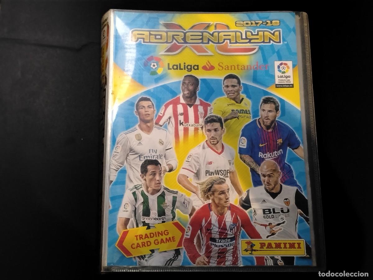 Collezionismo sportivo: ALBUM DE F&Uacute;TBOL ADRENALYN 2017-18 CON 309 FICHAS
