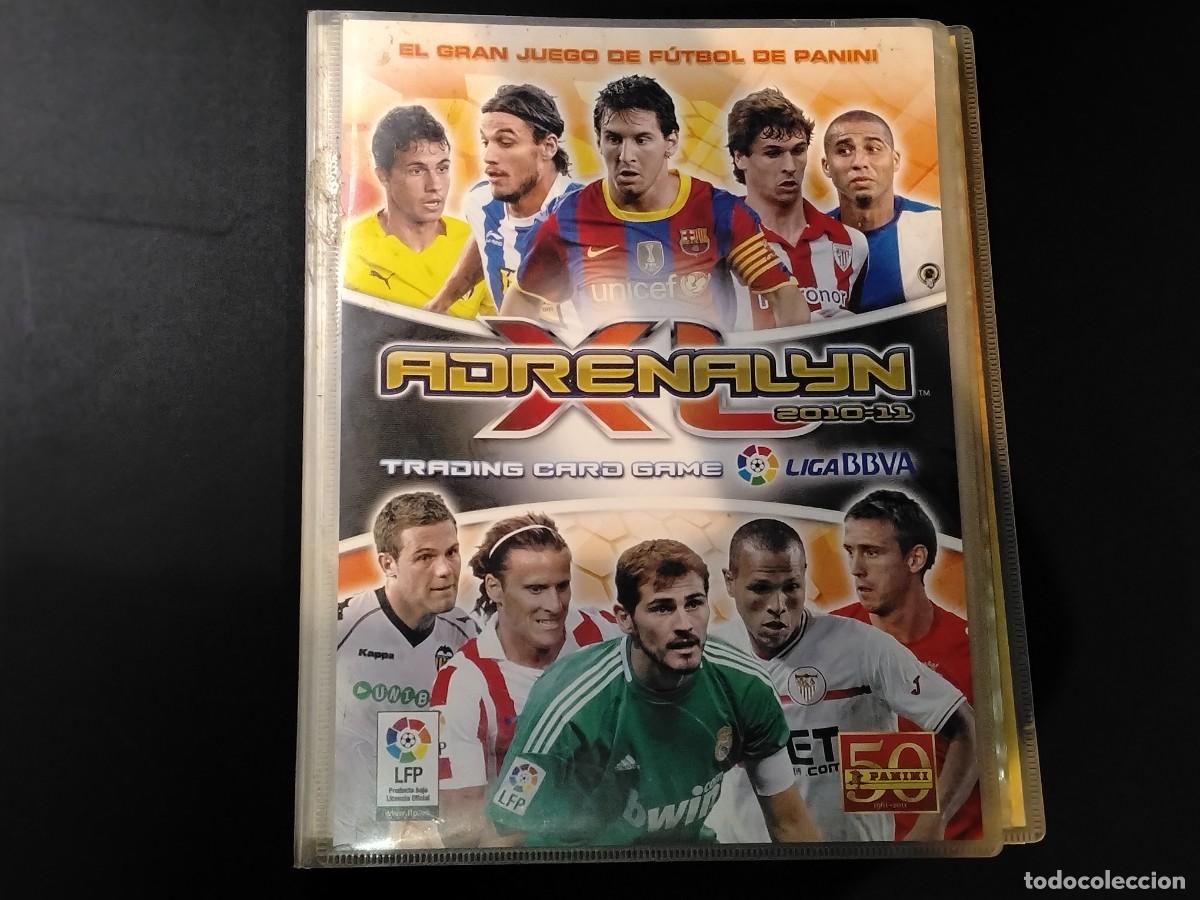 Collezionismo sportivo: ALBUM DE F&Uacute;TBOL ADRENALYN 2010-11 CON 131 FICHAS