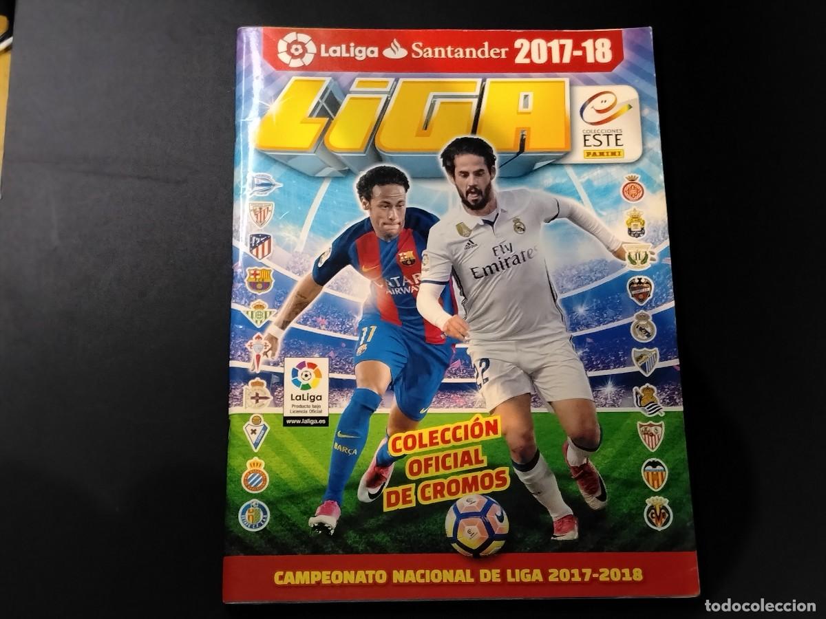 Colecionismo desportivo: ALBUM DE F&Uacute;TBOL LALIGA 2017-18 CON 120 FICHAS