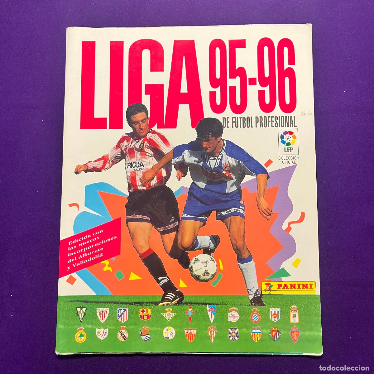 Collezionismo sportivo: ALBUM DE CROMOS FUTBOL. CAMPEONATO DE LIGA 95-96. PANINI. INCOMPLETO.