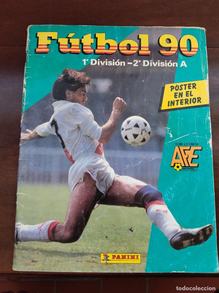Colecionismo desportivo: &Aacute;lbum F&uacute;tbol 90. 47 cromos. Ver fotos.