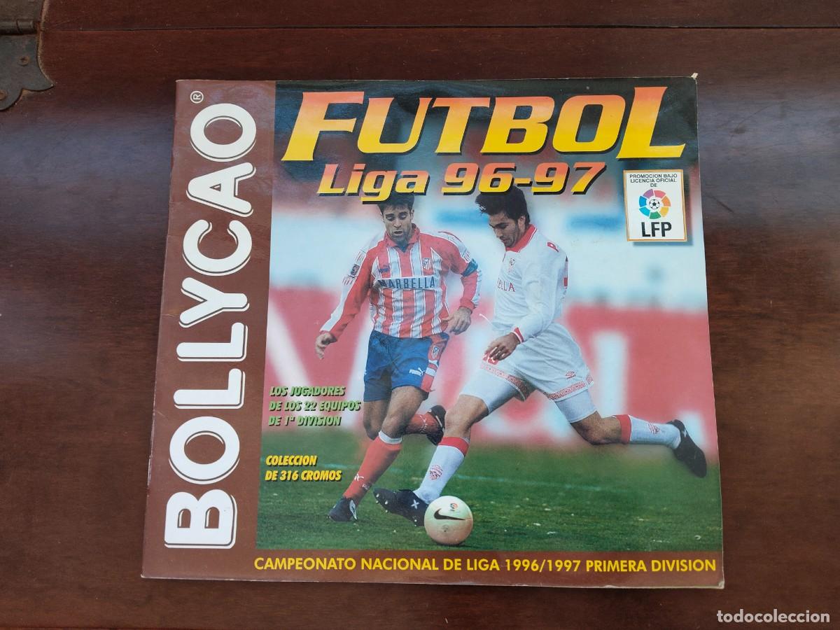 Colecionismo desportivo: &Aacute;lbum Bollycao liga 96-97. Con 92 Cromos.