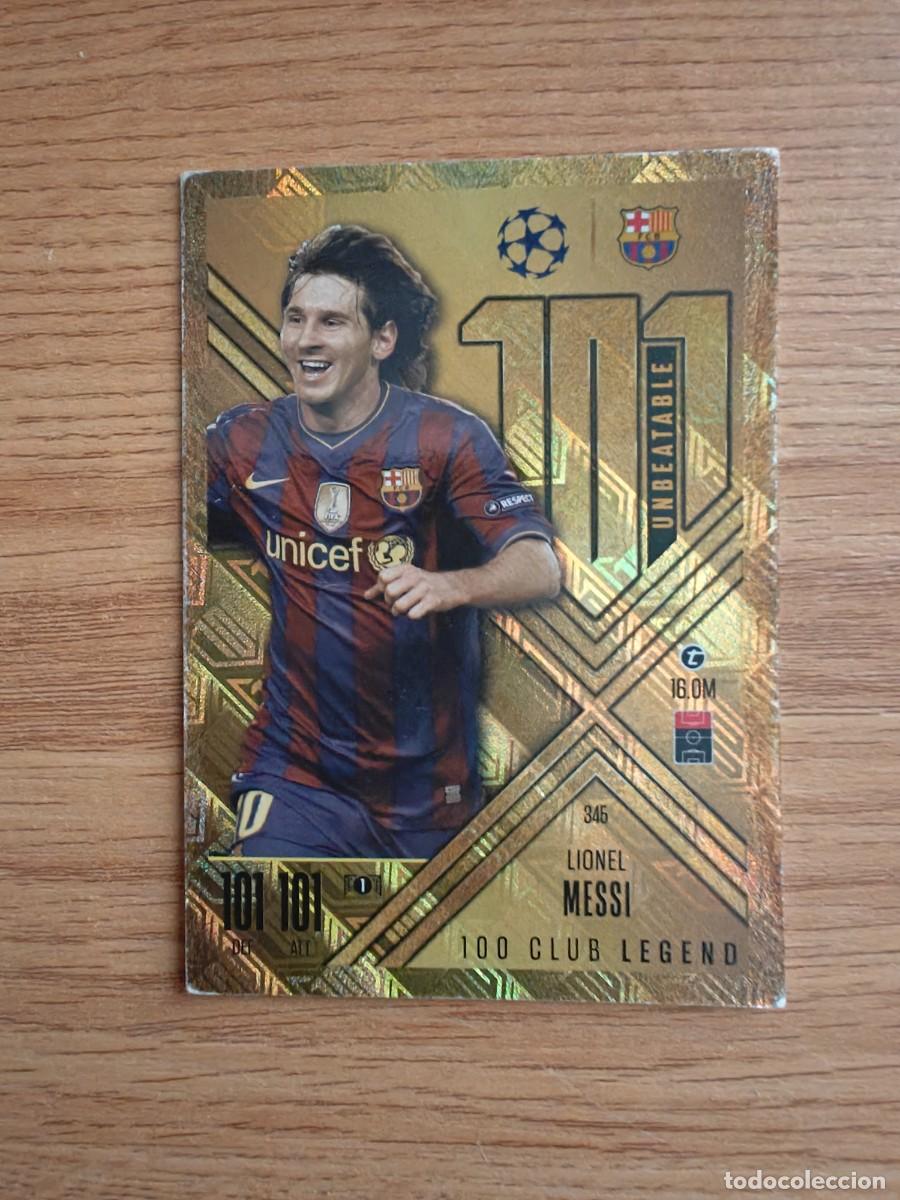 Collezionismo sportivo: Leo Messi 345 Match Attax Extra 25 26 Barcelona 101 club 2024 2025 (Mal estado)