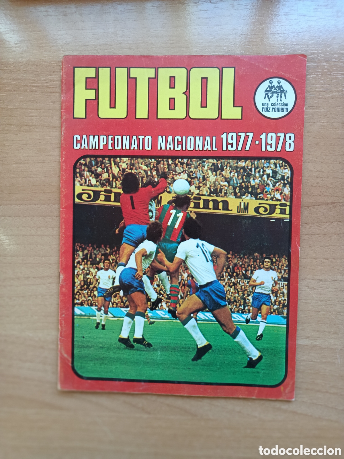 Collezionismo sportivo: Album plancha R.ROMERO 77.78 con error