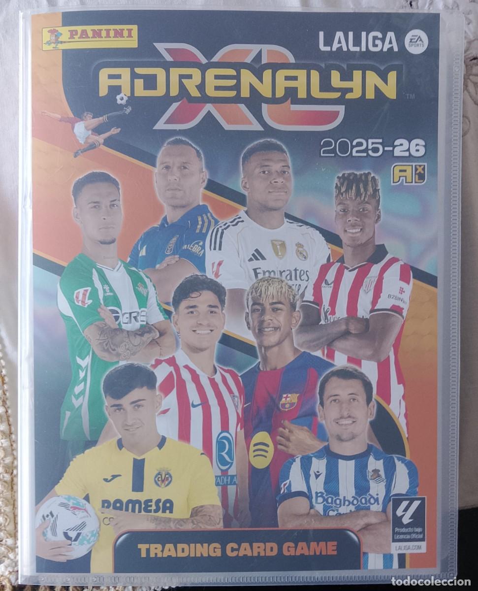 Colecionismo desportivo: &Aacute;lbum Adrenalyn XL 2025-26. Incompleto.