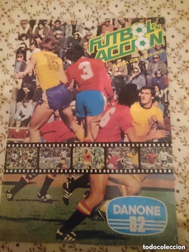 Collectionnisme sportif: album cromos casi completo-futbol en accion-espa&ntilde;a 82-falta solo 1 cromo-album de cromos mundial-