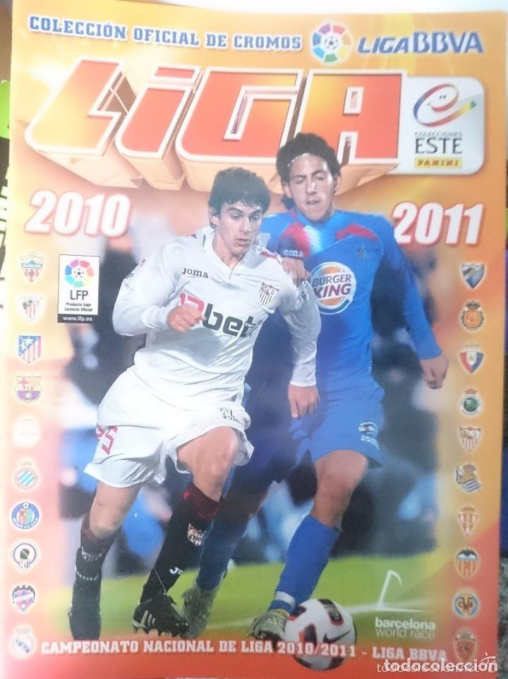Sammelleidenschaft Sport: liga-2010-2011-album-de-cromos-vacio-colecciones-este-panini-liga-bbva-no es el que era gratuito