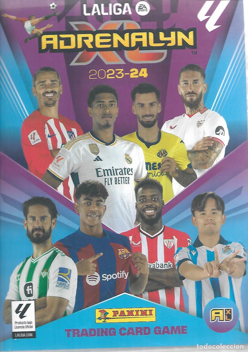 Sports collectibles: ALBUM ADRENALYN 2023-24 CON 319 FICHAS