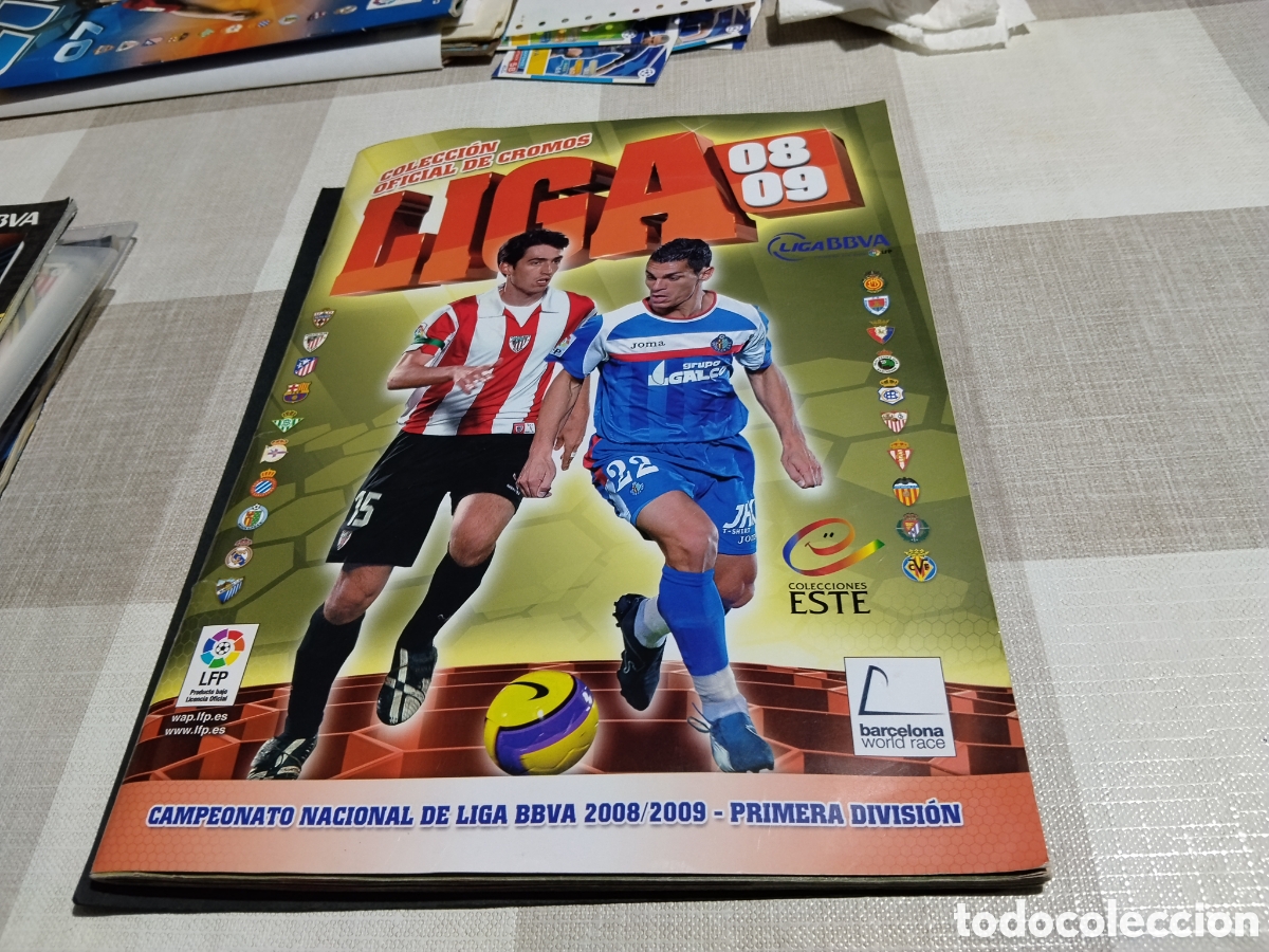 Sports collectibles: &Aacute;lbum f&uacute;tbol Liga 2008-09 Messi