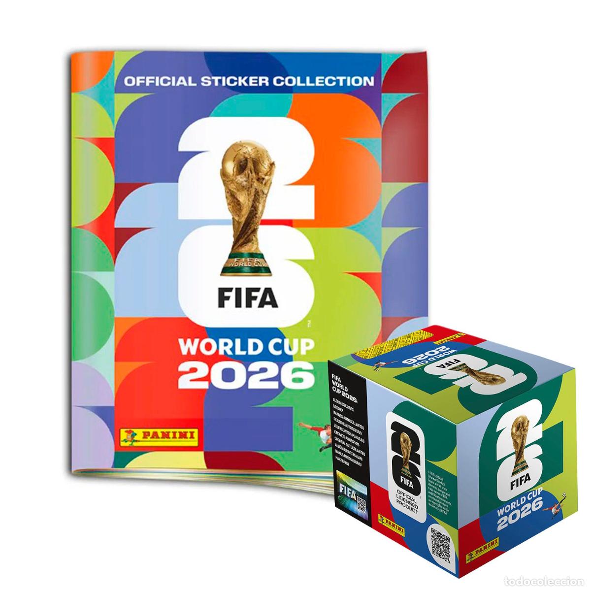 Coleccionismo deportivo: &Aacute;lbum + Cajita 50 Sobres &ndash; FIFA World Cup 2026 Colecci&oacute;n Oficial Panini