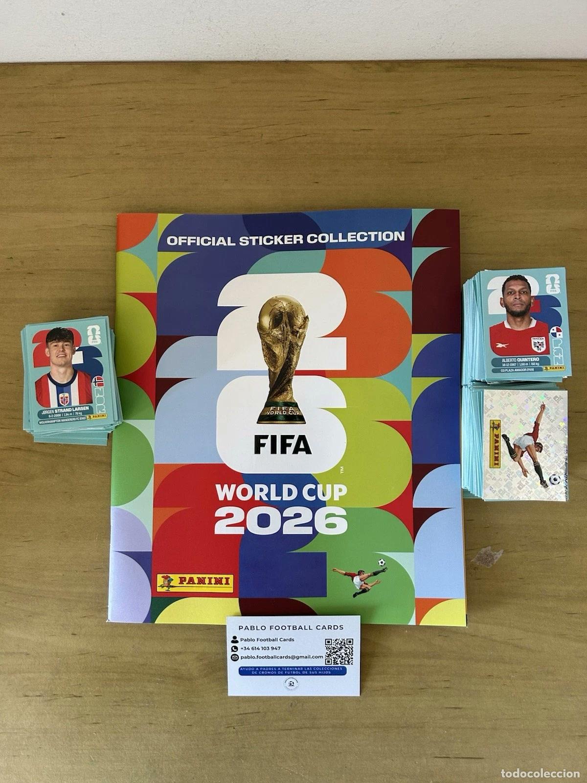 Coleccionismo deportivo: Colecci&oacute;n Completa Mundial FIFA World Cup 2026 Panini &ndash; &Aacute;lbum + 980 Stickers