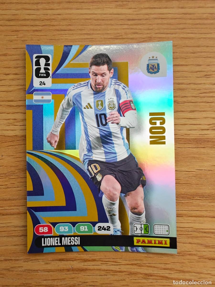 Coleccionismo deportivo: Leo Messi 24 Panini FIFA World Cup 26 Argentina Mundial Adrenalyn XL 2026